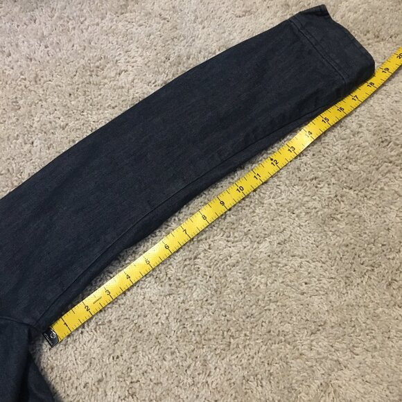 Van Heusen Dark Blue Denim Jean Jacket - Picture 16 of 16